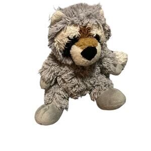 OHIOPYLE Prints Plush Raccoon Stuffed Animal Gray